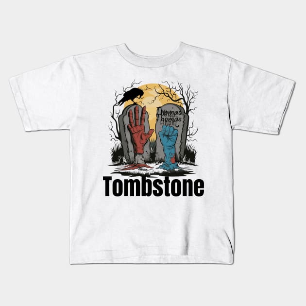 Tombstone Kids T-Shirt by smailyd